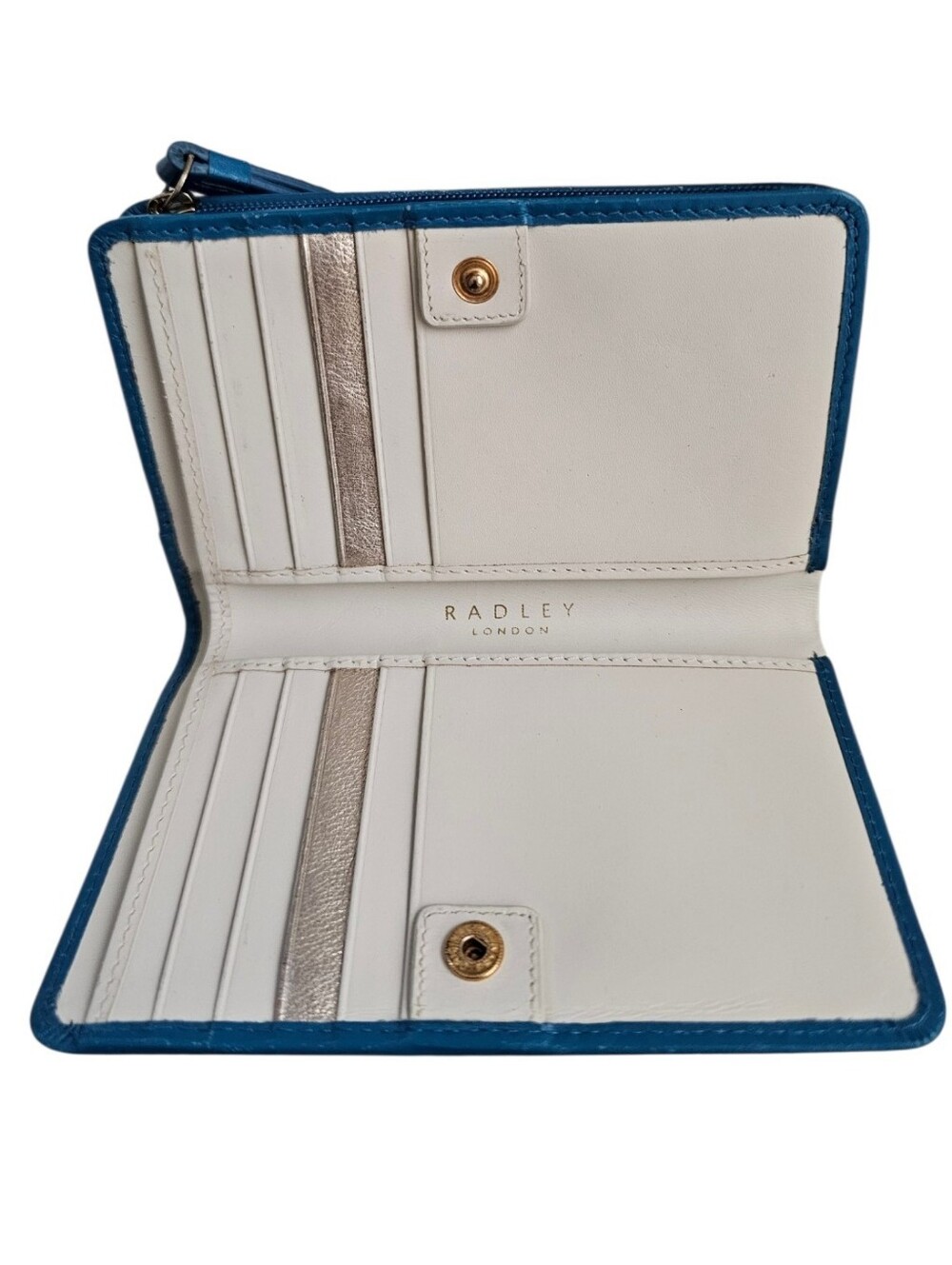 Radley London Blue Daisy Scottie Wallet - Picture 4 of 5